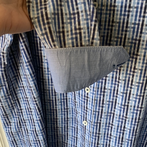 Bugatchi Button Down Shirt Size L/XL - Picture 8 of 10